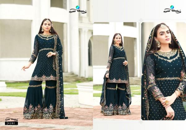 Your Choice Zaraa Hit Georgette Wear Designer Salwar Suits